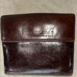 Kenneth Cole New York Brown Leather Wallet